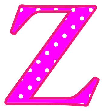 Signs Symbol Alphabets Numbers Polka Dot Upper Case Letter Z Png Html