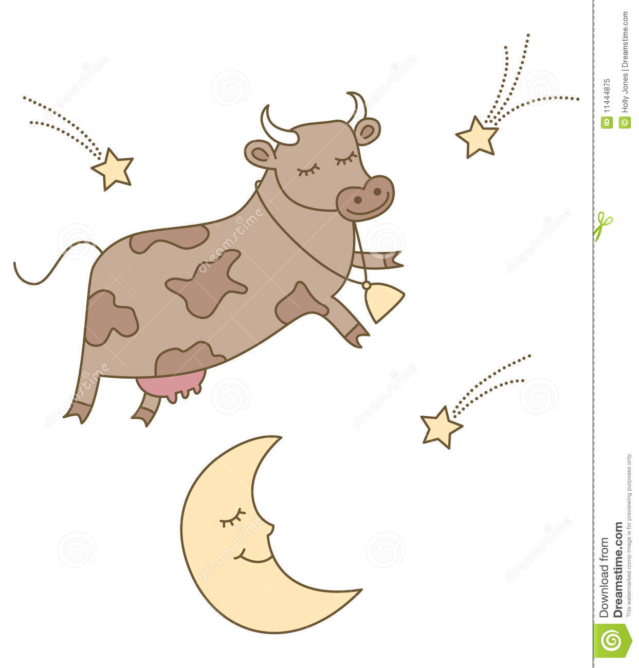 The Cow Jumped Over The Moon Royalty Free Stock Photo   Image