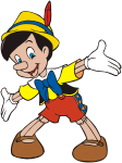 Vector Cartoon Clipart Pinocchio