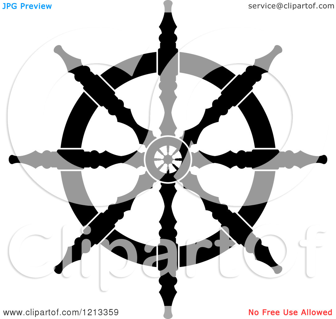 Wheel Clipart Black And White Clipart Of A Black And White Ship    