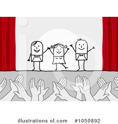 Actor On Stage Clipart Stage Clipart Illustration