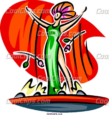 Actress Clipart Actress On Stage Coolclips Vc062594 Jpg