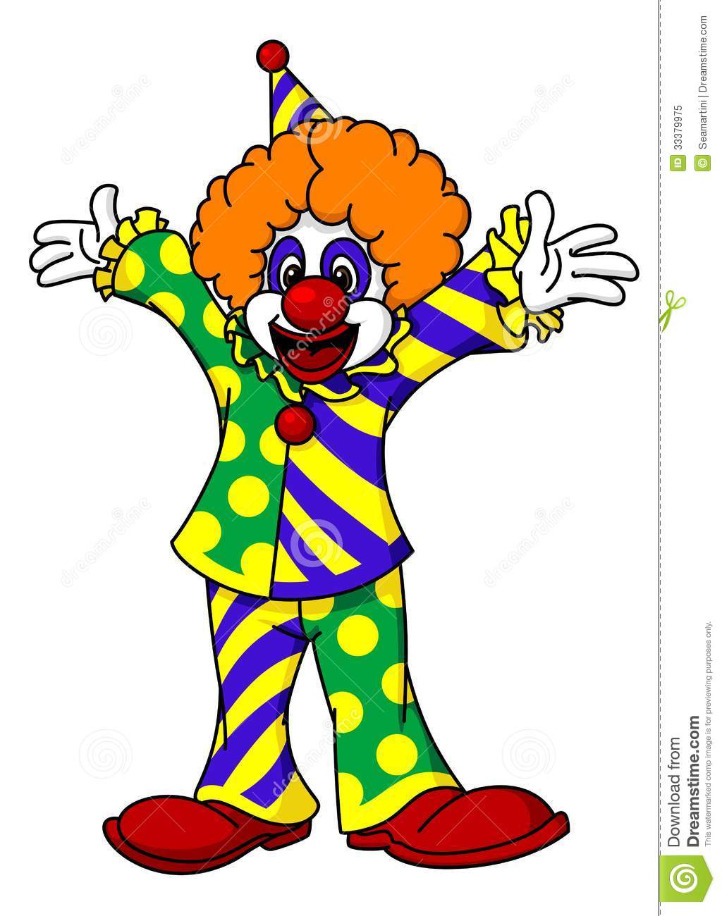 Circus Clown Royalty Free Stock Photo   Image  33379975