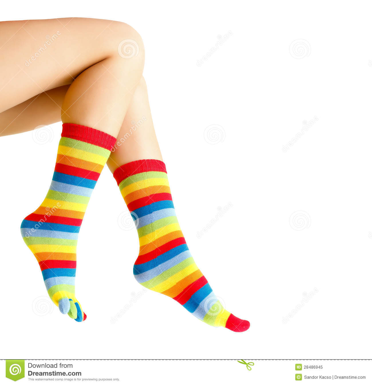 Colorful Warm Sock Royalty Free Stock Photo   Image  28486945