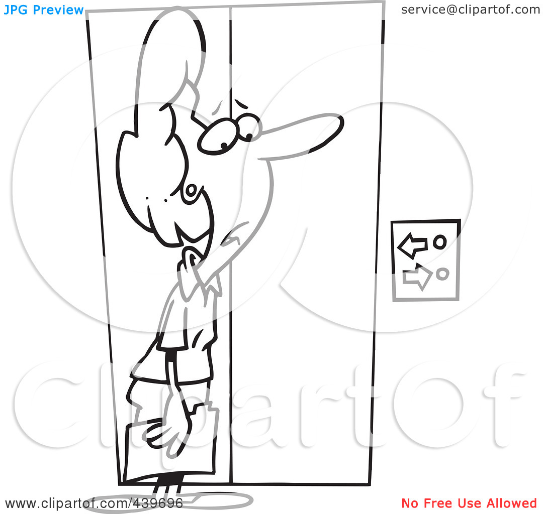 Displaying 18  Images For   Elevator Clipart Black And White   