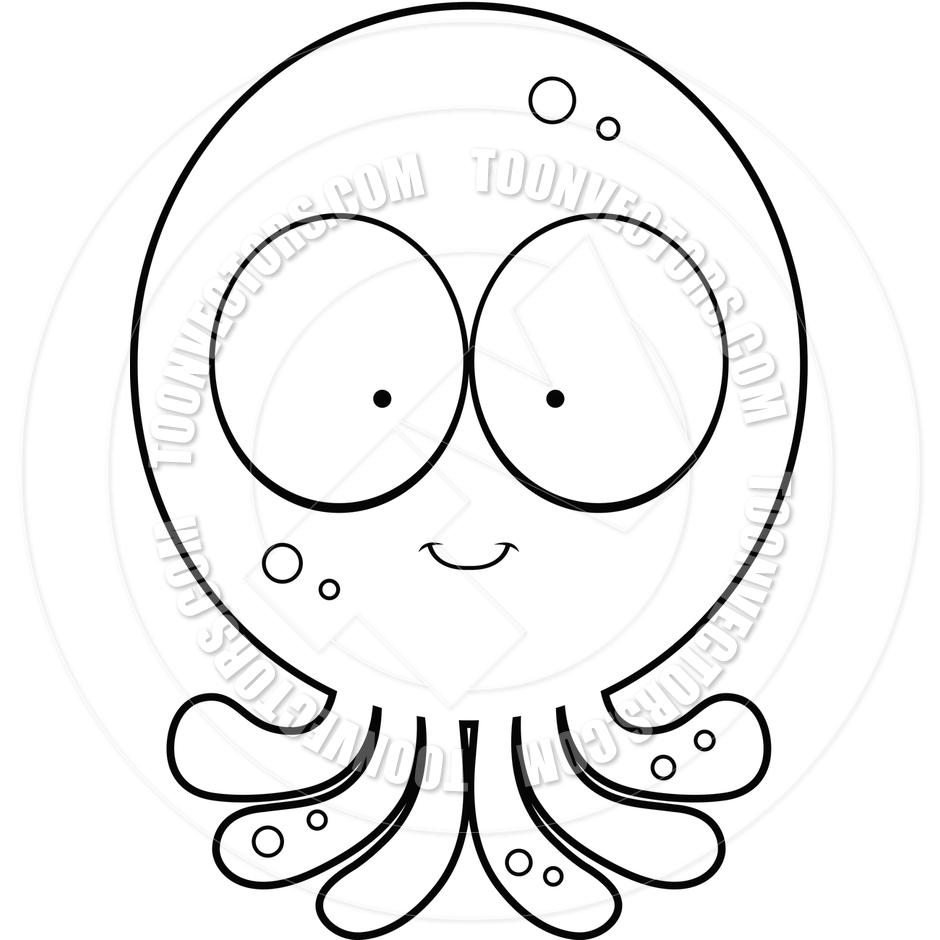 Go Back   Pix For   Octopus Black And White Clipart
