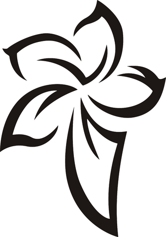 Lily Tribal Tattoos   Clipart Best