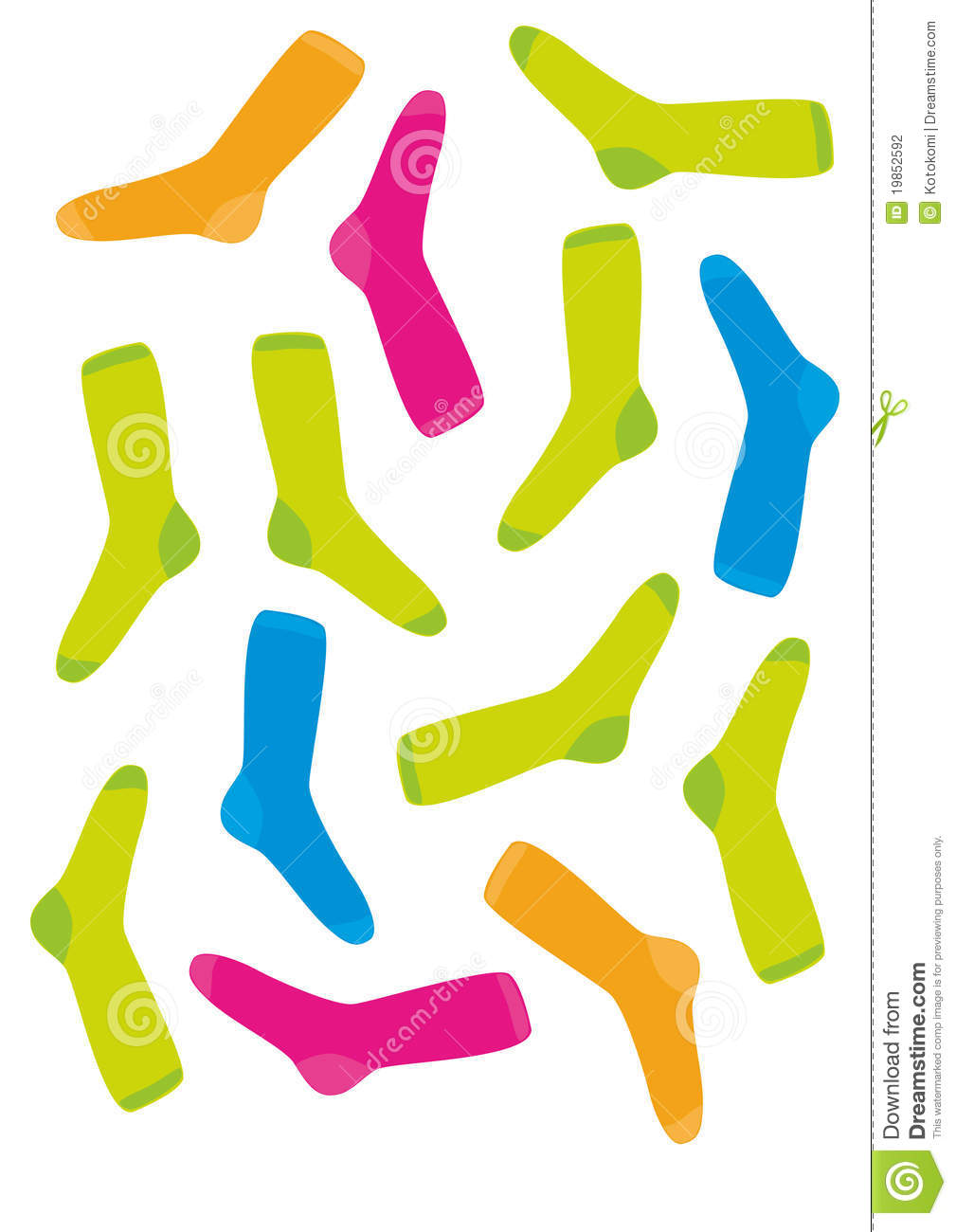 More Similar Stock Images Of   Multicolored Socks