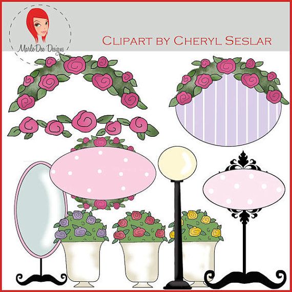 New Boutique Design Elements 3 Clipart By Cheryl By Marlodeedesigns      