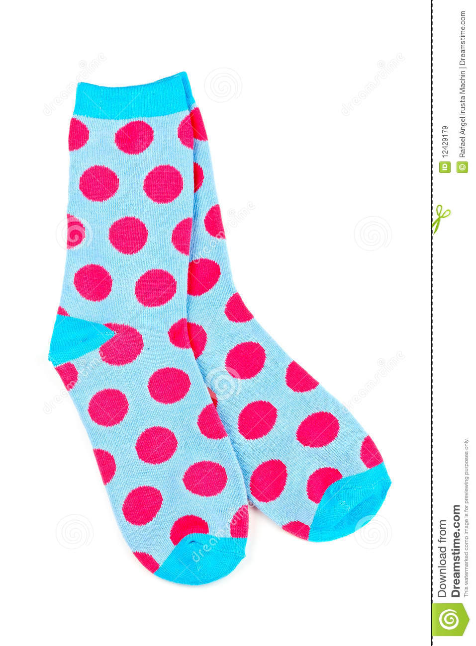 Pair Of Colorful Socks Royalty Free Stock Images   Image  12429179
