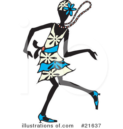 Royalty Free  Rf  Dancing Clipart Illustration  21637 By Steve Klinkel