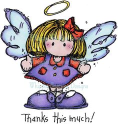    Thankful Angel Clip Art Angels Fairies Angel Clipart Rubber Stamps 2 1