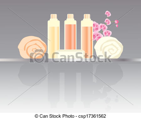 Art Vector Of Hotel Toiletries   An Illustration Of A Set Of Hotel