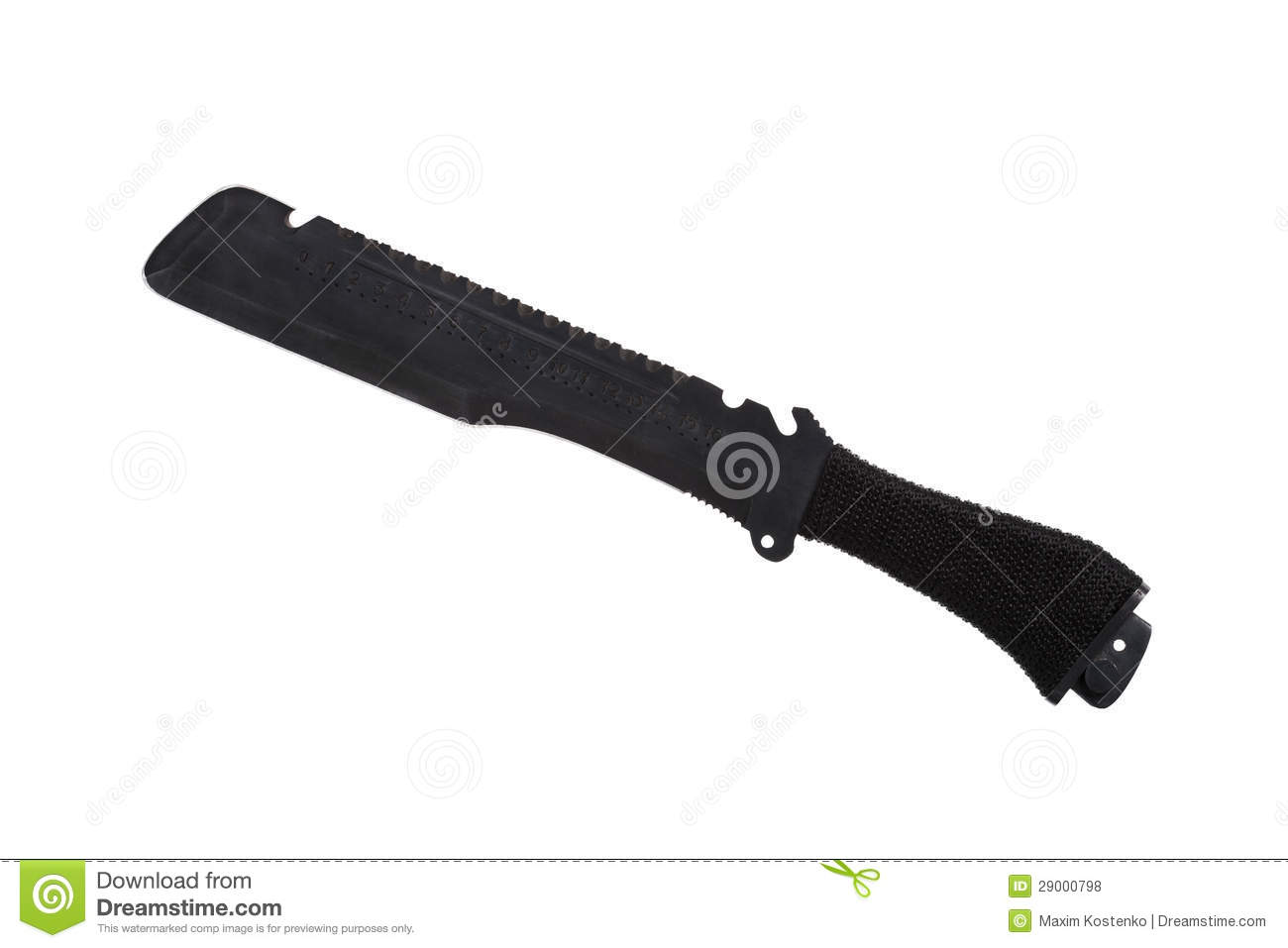 Black Military Knife Isolated Royalty Free Stock Photos   Image