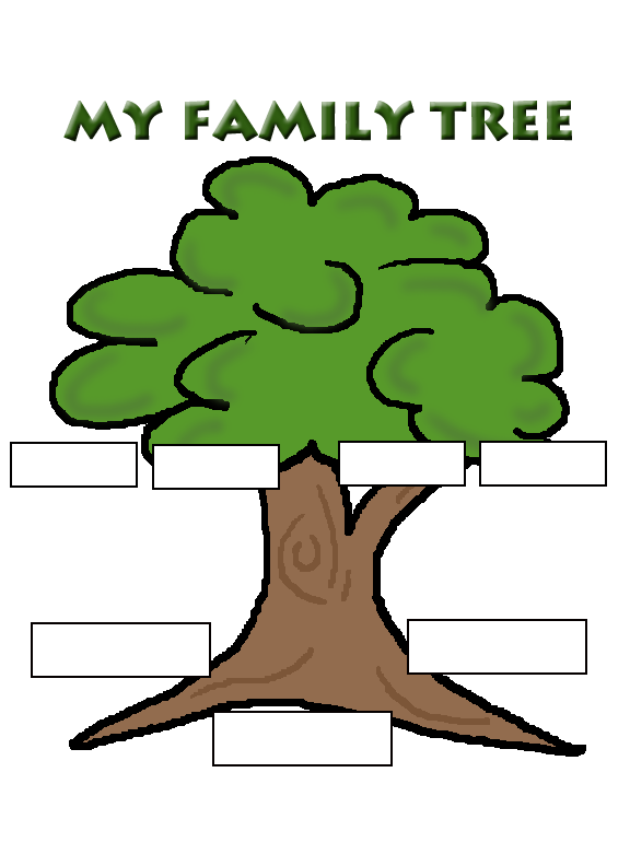 Clip Art Family Tree Outline   Clipart Panda   Free Clipart Images