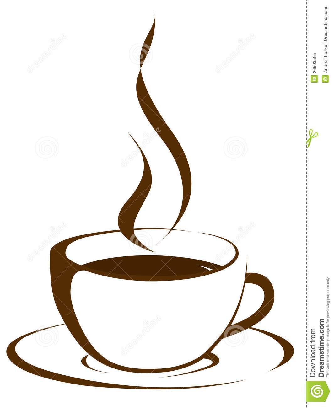 Coffee Cup With Steam Clipart