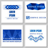 Collection Of Abstract Signs For Media Logos Royalty Free Stock Photo