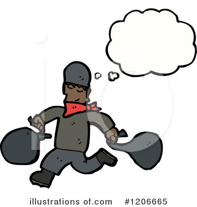 Criminal Clipart  1206665 By Lineartestpilot   Royalty Free  Rf  Stock