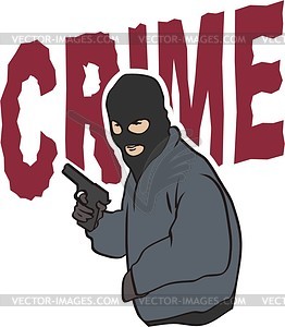 Criminal   Vector Clipart