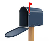 Empty Mailbox Clipart Mailbox 3d Open Mailbox