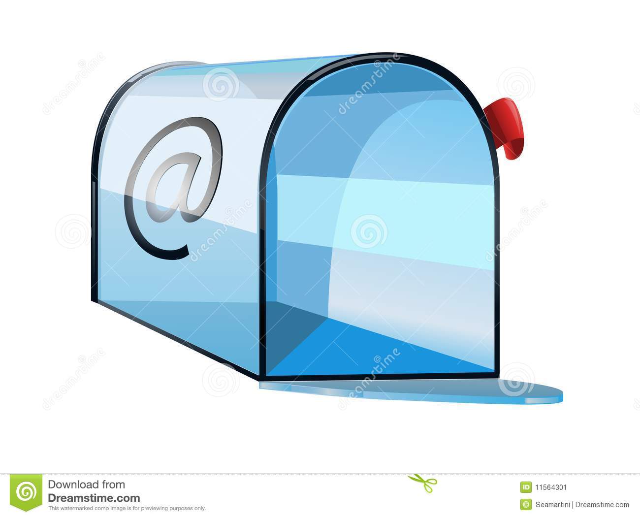 Empty Mailbox Clipart Mailbox Icon