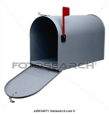 Empty Mailbox Clipart Open Mailbox With Flag Up