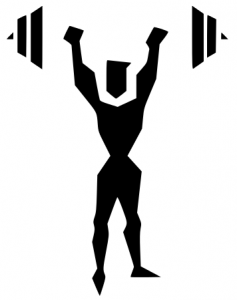Fitness Weight Overhead Clipart