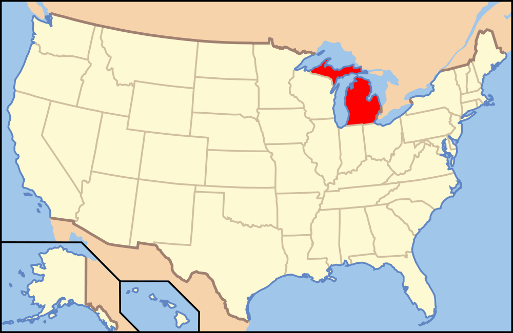 Map Of Michigan
