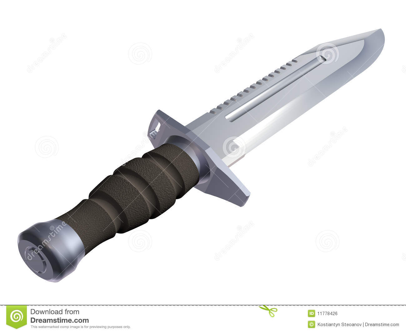 Military Knife  Plain Weapon  Blade  Royalty Free Stock Image   Image