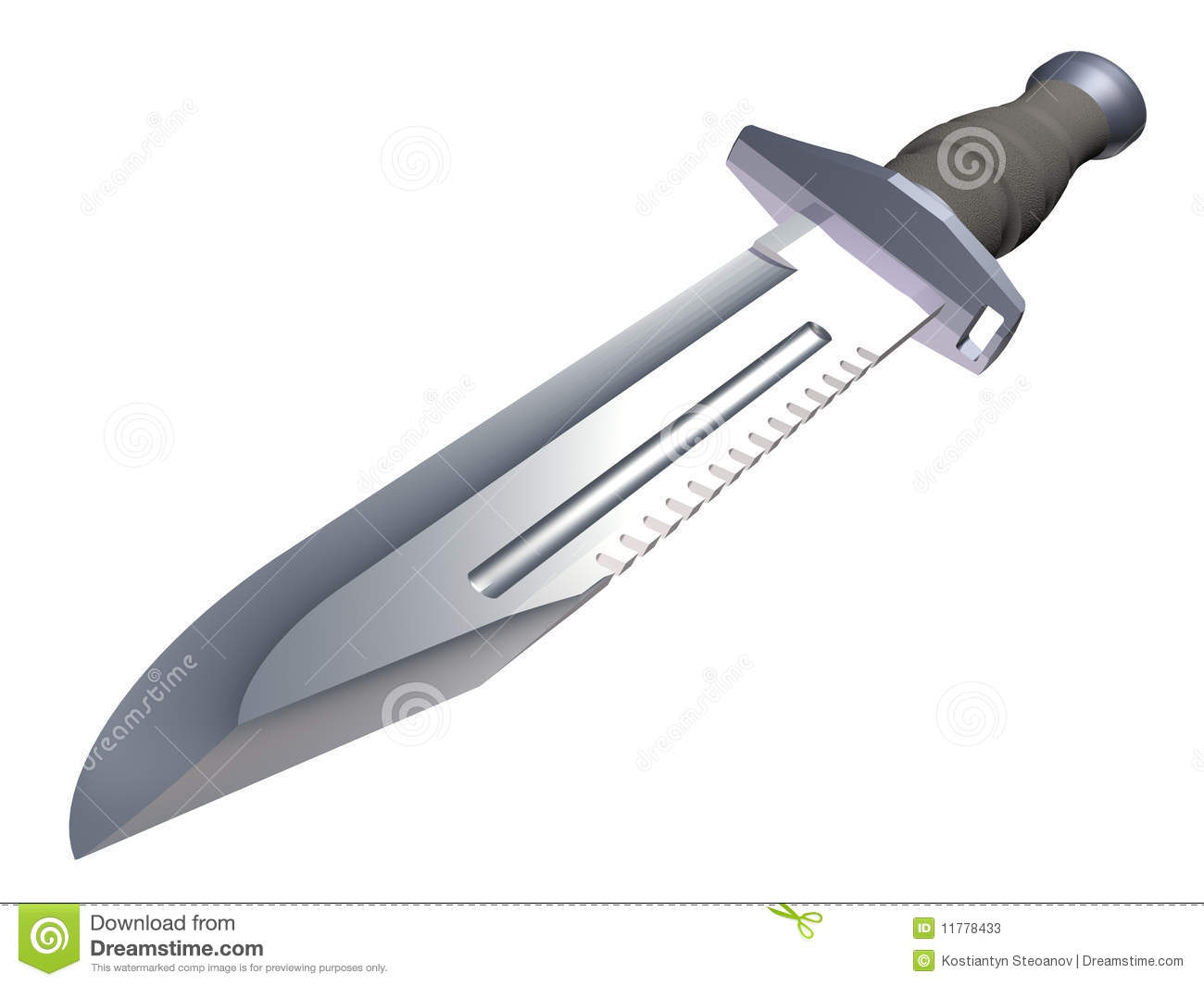 Military Knife  Plain Weapon  Blade  Stock Photos   Image  11778433