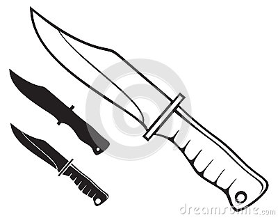 Military Knife Symbol Military Knife Sign