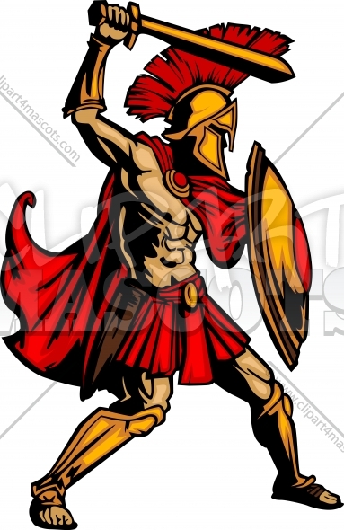     Of Mascot Clipart Similar To This Spartan Mascot Clipart Image