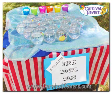 Ping Pong Toss Clipart Carnival Game Idea Fish Bowl