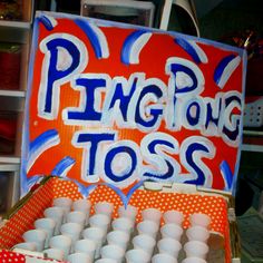 Ping Pong Toss Clipart Carnival Game   Ping Pong Toss