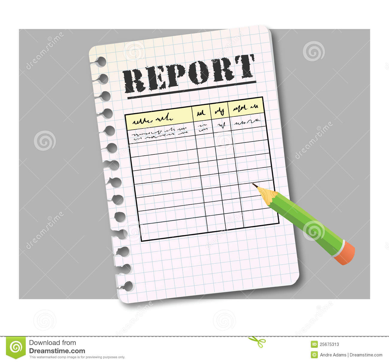 Report Form Stock Photos   Image  25675313
