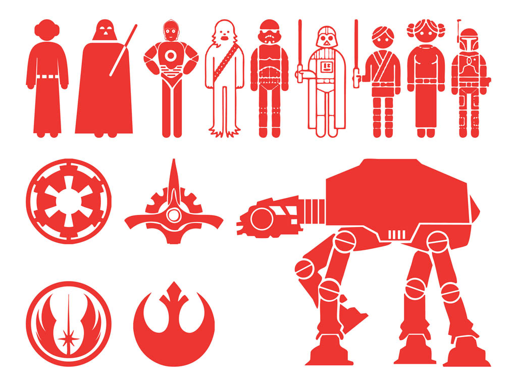 Star Wars Symbols Clipart