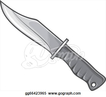 Stock Illustrations   Military Knife  Stock Clipart Gg66423965