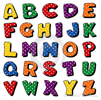 The Alphabet With Polka Dots   Style Graffiti Letters   Graffiti    