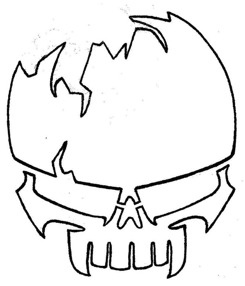 15 Skull Line Drawings Free Cliparts That You Can Download To You    