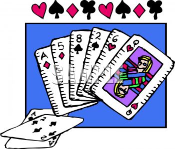 Card Games Clip Art   Card Pictures