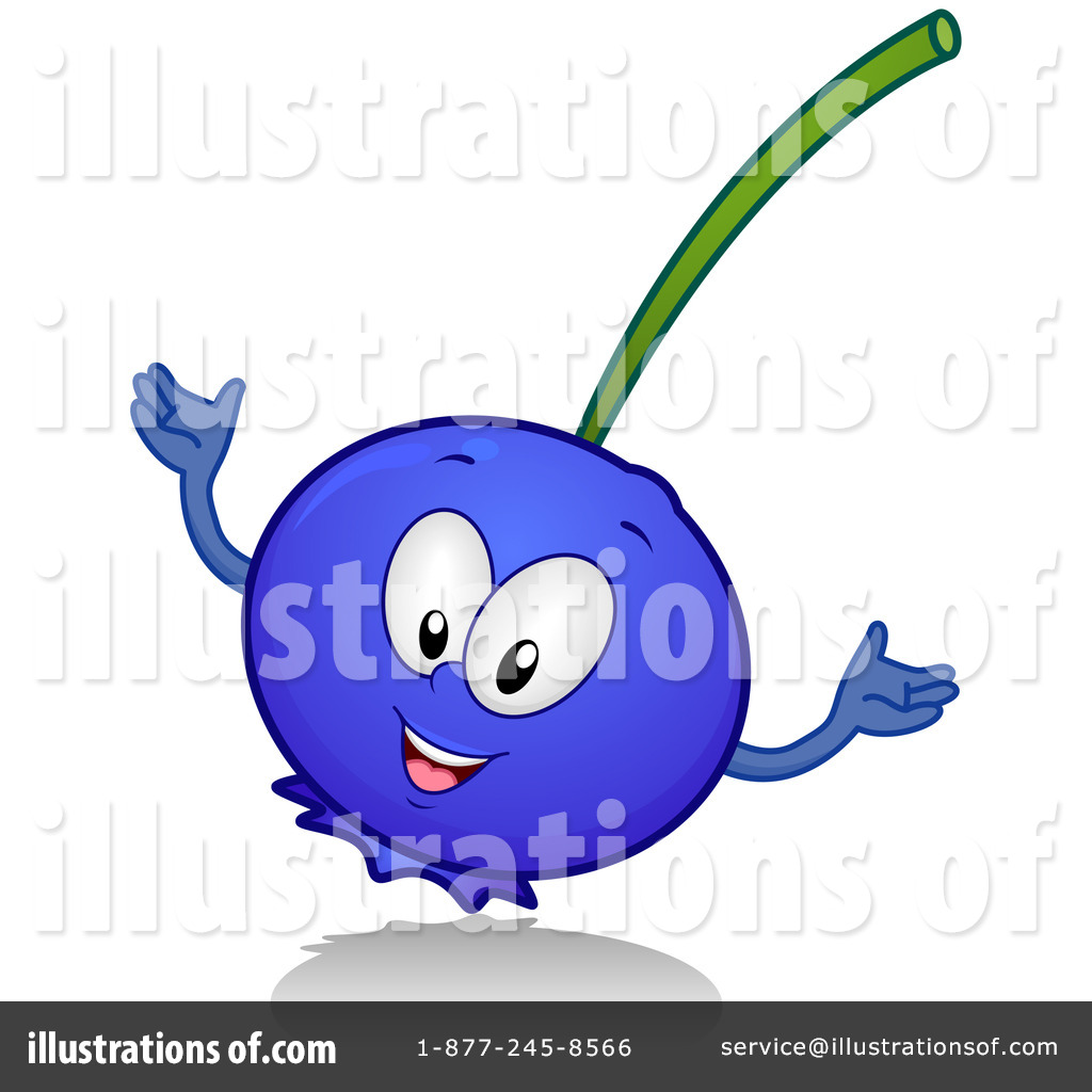 Cartoon Blueberry Royalty Free  Rf  Blueberry