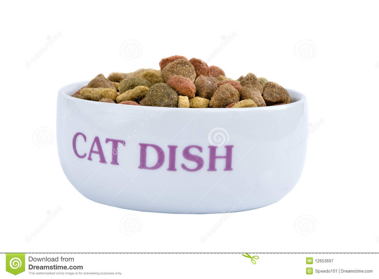 Cat Dish Royalty Free Stock Photography   Image  12653697