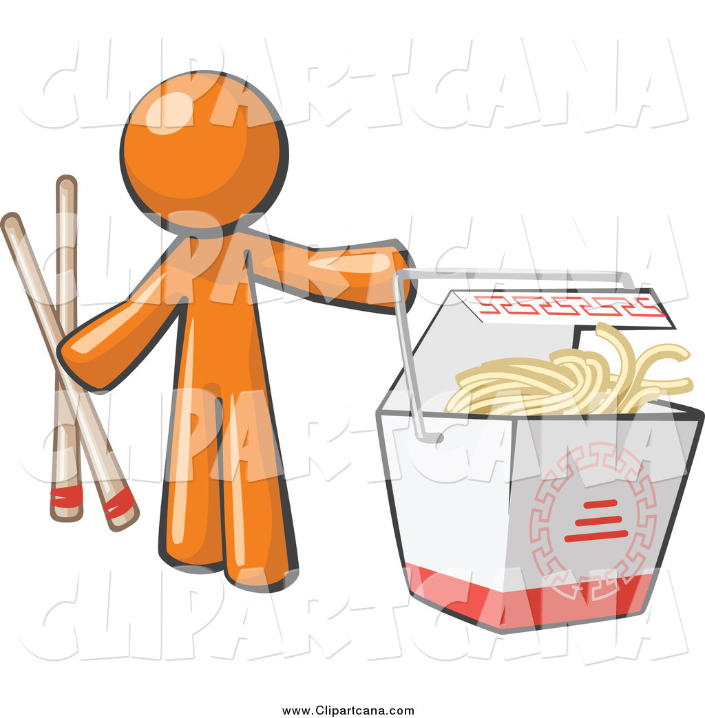 Chinese People Clipart Clip Art Of An Orange Man With