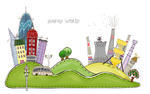 City Street Background Happy World Collection City Street Background    