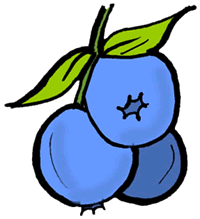 Clip Art Blueberry