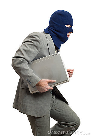 Computer Thief Stock Images   Image  7710804