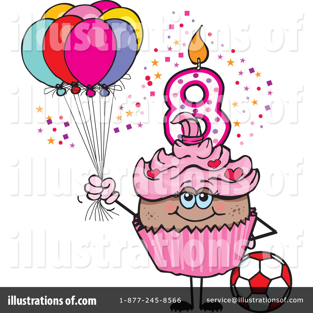 Cupcake Clipart  1238620 By Dennis Holmes Designs   Royalty Free  Rf