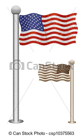 Free American Flag Clipart   Ace Clipart