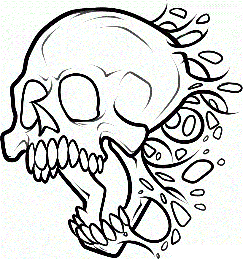 Free Skull Tattoo Stencils Free Cliparts That You Can Download To