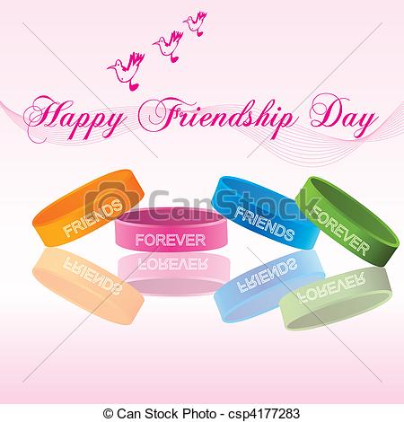 Friendship Day Clip Art   Short News Poster